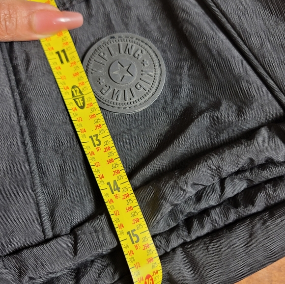 Kipling Hiker Hal Expandable Large Backpack Nylon Black No Monkey - Picture 11 of 16